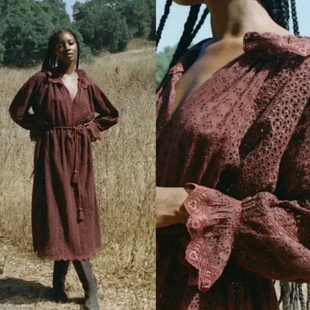 Dôen Persephone Dress in Antique Walnut XS NWT